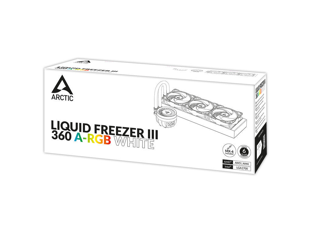 Arctic CPU Cooler Liquid Freezer III 360 A-RGB W AIO