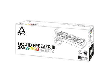 Arctic CPU Cooler Liquid Freezer III 360 A-RGB W AIO