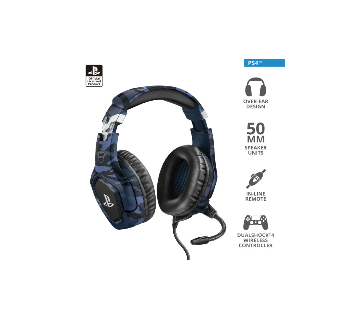 Slusalice Trust GXT 488 Forze-B PS4 PS5 3.5mm