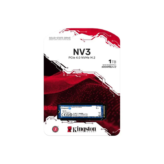Kingston SSD 1TB NV3 NVMe Gen 4.0x4 R/W 6000/4000MB/s
