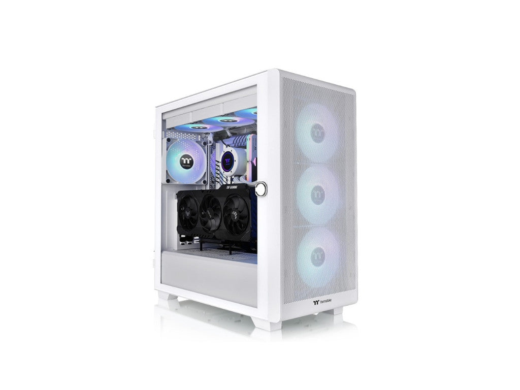 Kuciste Thermaltake S250 TG ARGB Snow Mid tower 4x Fan