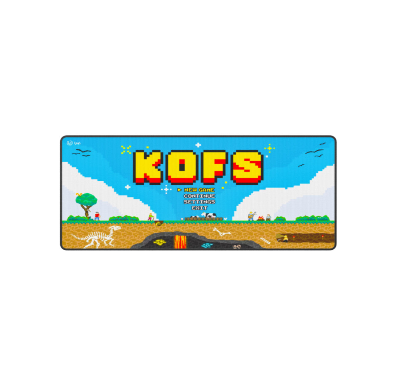 Podloga za mis UVI x KOFS Inferno KIDS XXL 900x450mm