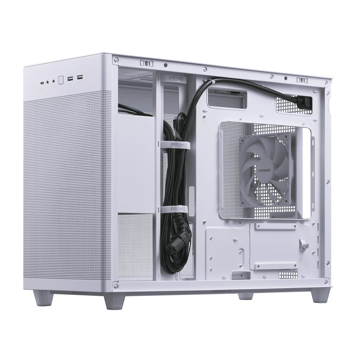 Kuciste ASUS AP201 PRIME MESH WHITE x1 Fan