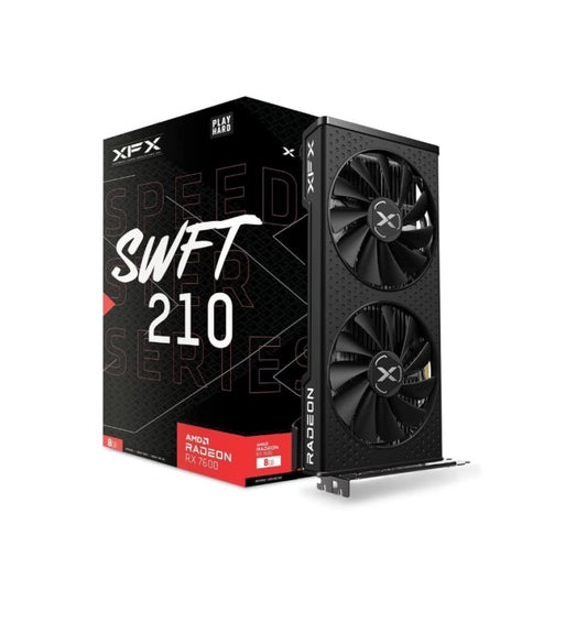 Graficka karta XFX SWFT210 RX 7600 RX7600 CORE 8GB GDDR6