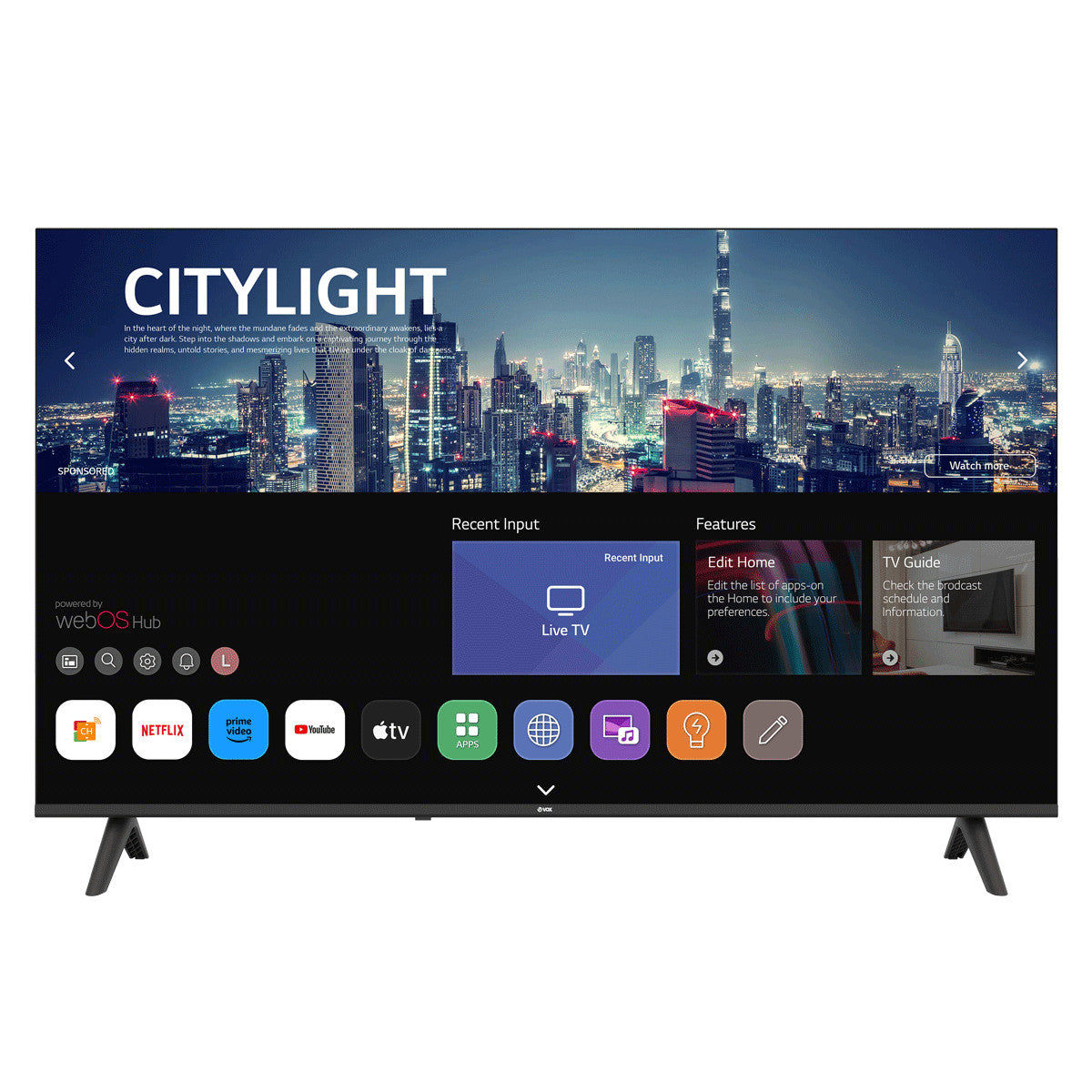 VOX TV Smart Televizor 50" UHD 50WOS684B 4K webOS DOLBY