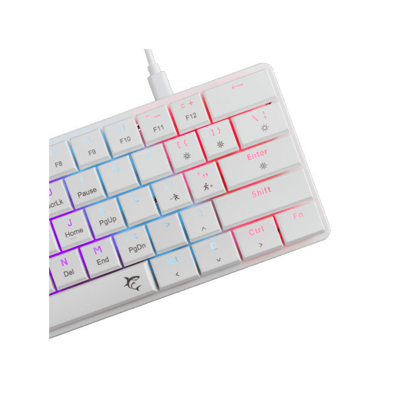Mehanicka Tastatura White Shark NAGAMAKI Bijela RED SW