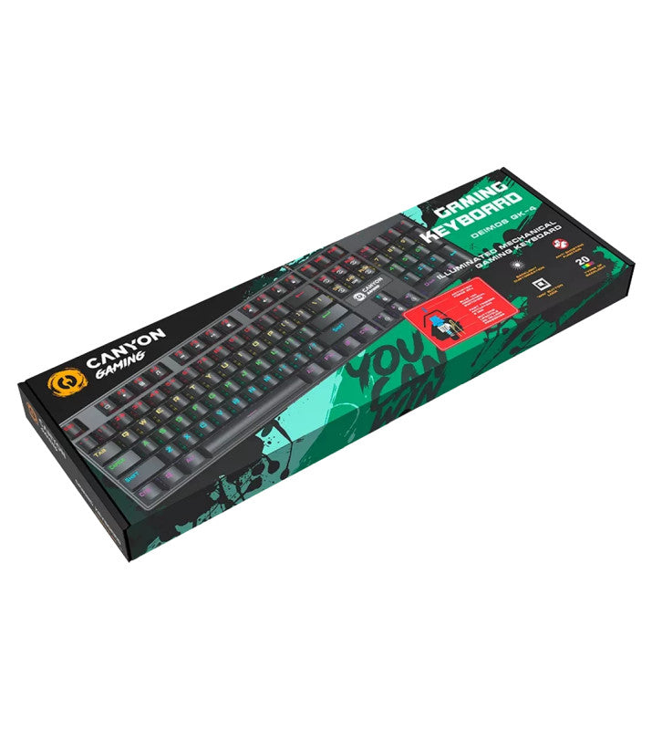 Mehanicka Tastatura CANYON Deimos GK-4 US MX Blue