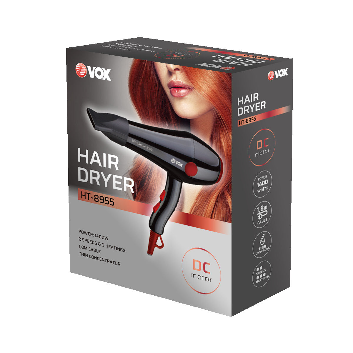 Fen za kosu VOX HT 8955 1400W 2 brzine