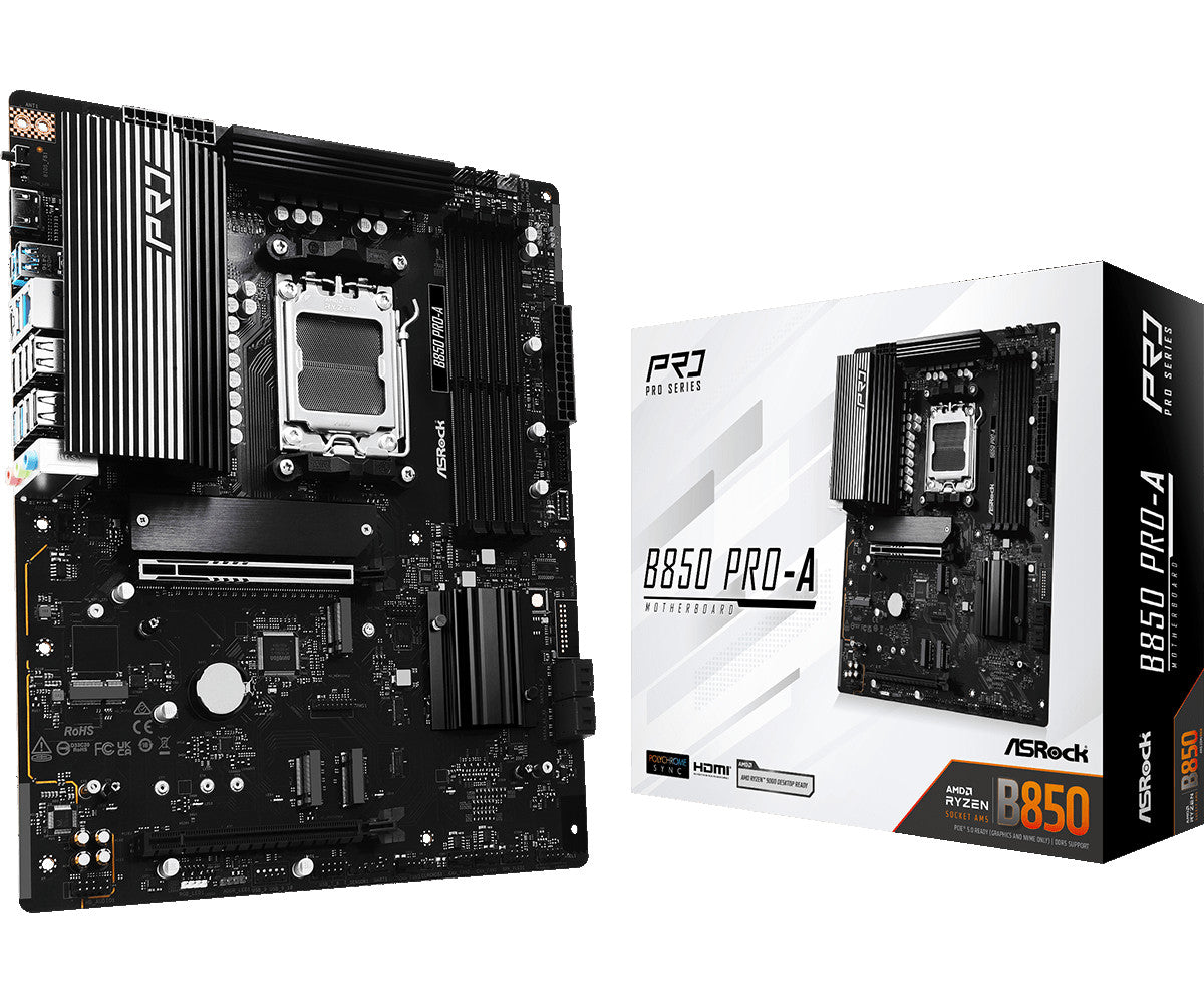 Matična ploča ASROCK B850 PRO-A AM5 4xDDR5 4xM.2 ATX