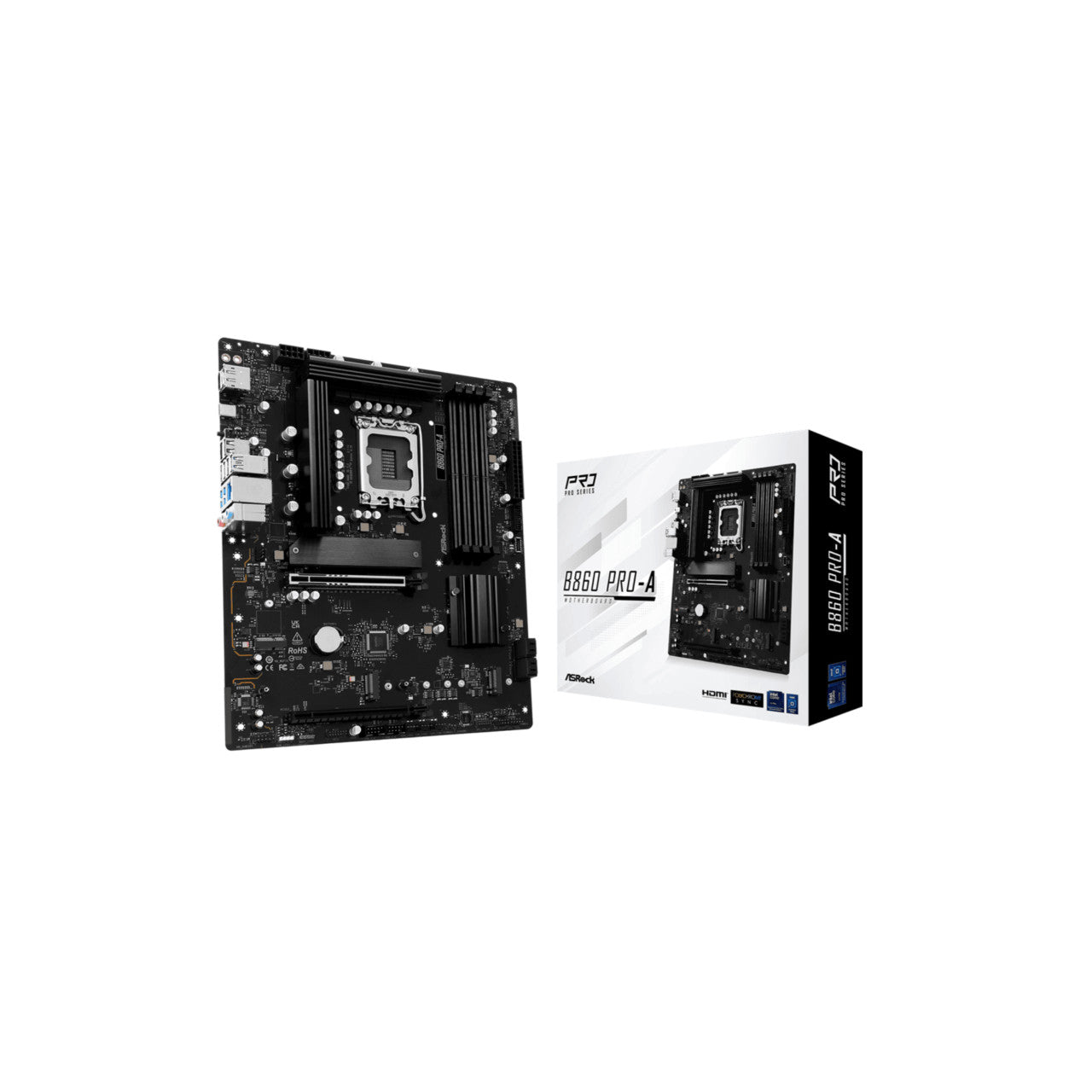 Maticna ploca ASROCK B860 PRO-A LGA1851 4xDDR5 3xM.2