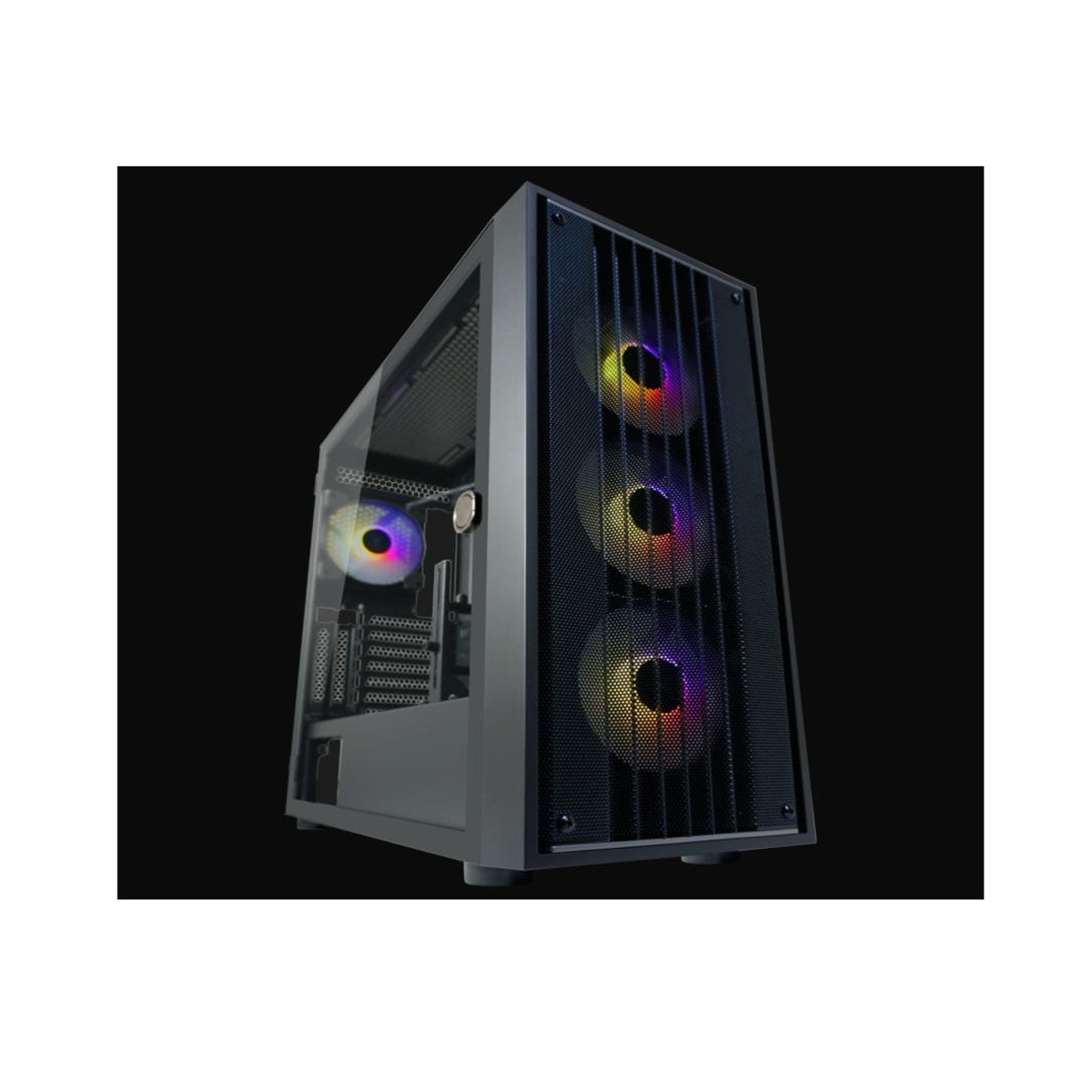 Kuciste LC-Power 810B TG ATX 4x ARGB Fan