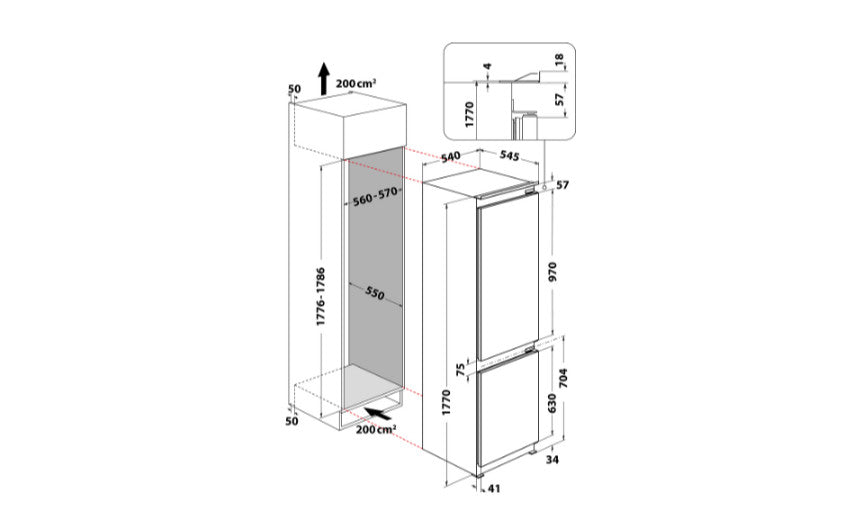 Ugradbeni Frizider Whirlpool