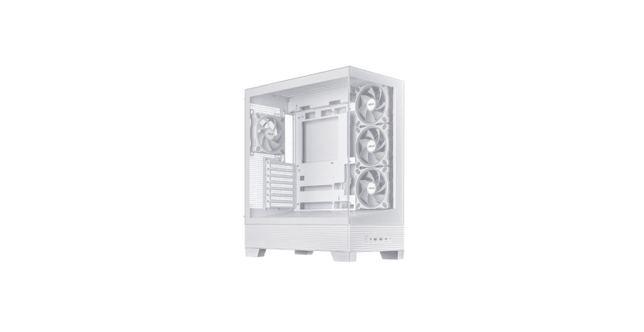 Kuciste ASUS A31 PLUS TG ARGB WHT Mid-tower 4x ARGB 120mm fans