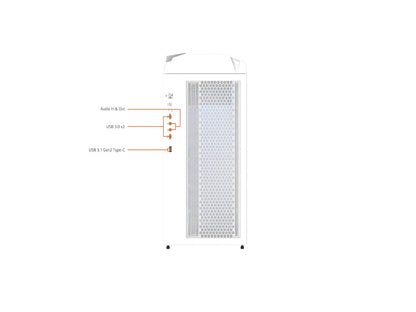 Kuciste Gigabyte CASE C301G White 3xARGB fans
