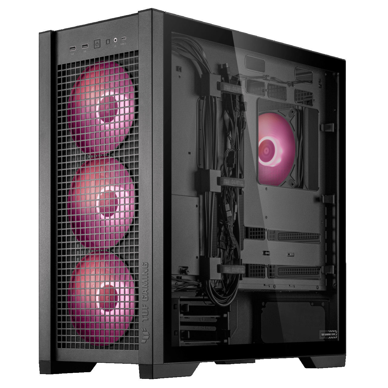 Kuciste ASUS TUF GT302 ARGB ATX Midi Tower 4x PWM Fan