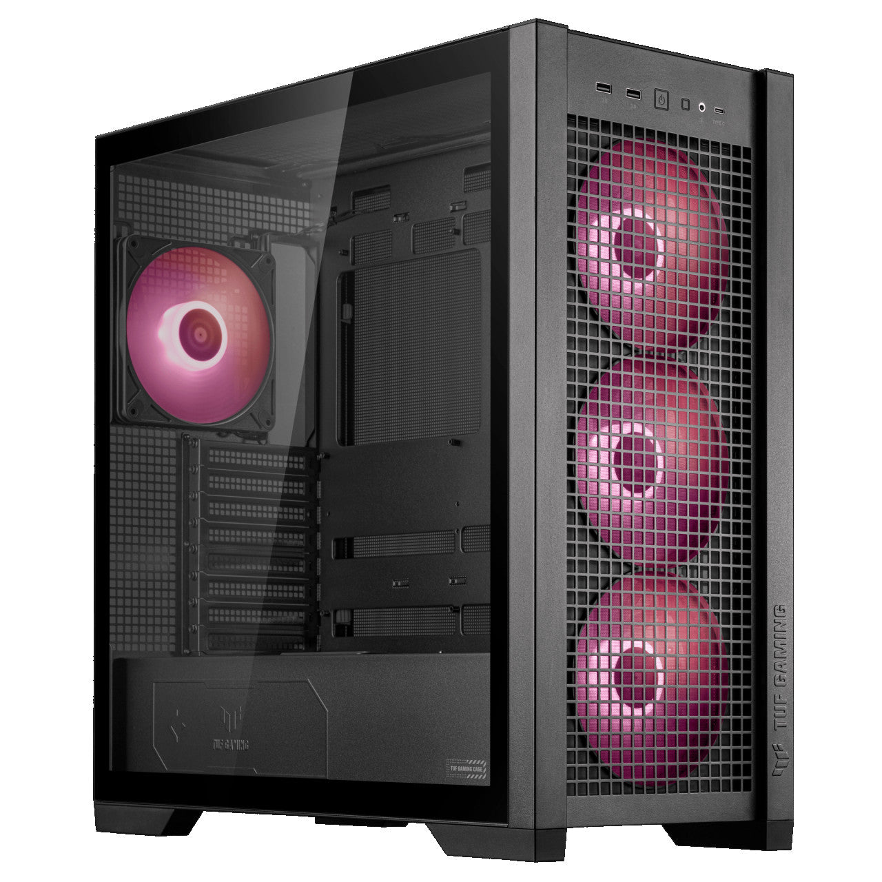 Kuciste ASUS TUF GT302 ARGB ATX Midi Tower 4x PWM Fan