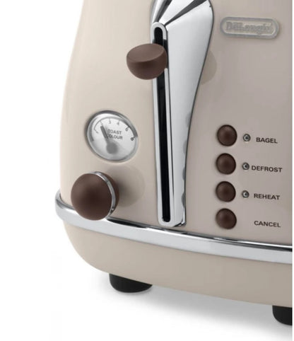 Toster DeLonghi Icona Vintage CTOV2103.BG 900W 6 Nivoa