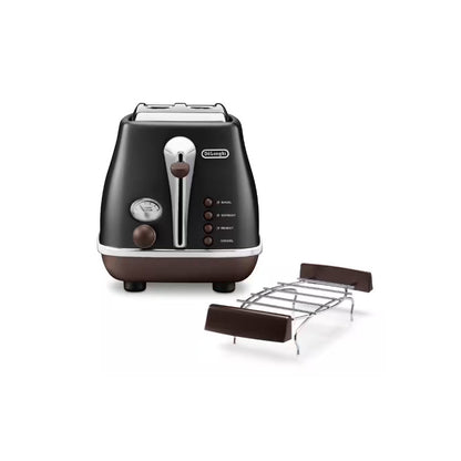 Toster DeLonghi Icona Vintage CTOV2103.BK 900W 6 postavki