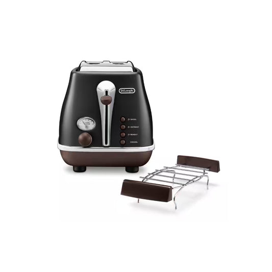 Toster DeLonghi Icona Vintage CTOV2103.BK 900W 6 postavki