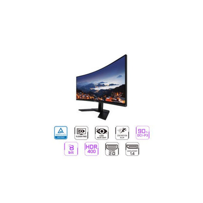 Gigabyte Monitor G34WQCP 34" VA 1500R 180Hz 1ms