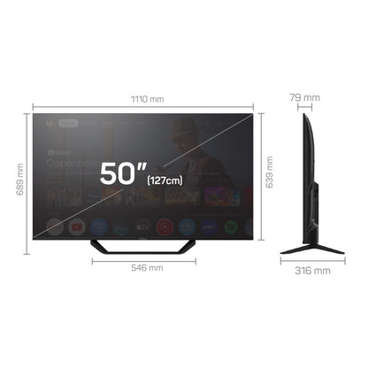 Televizor Tesla 50" 50E655BUS 4K Smart Google TV