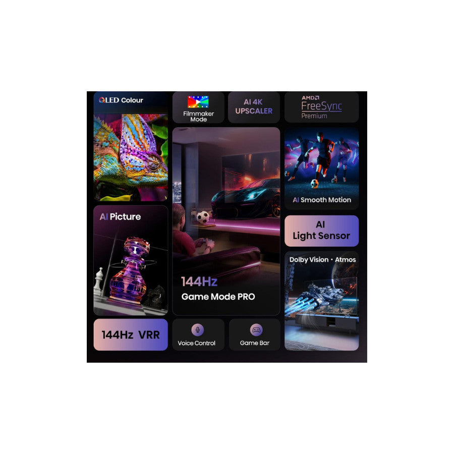 Hisense Smart TV 65" 65E7Q Pro QLED 144Hz