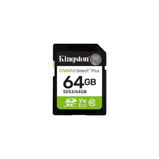 Memorijska SD Katica Kingston 64GB Canvas Select Plus 100MBs