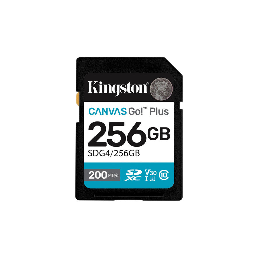 Kingston memorijska kartica SD 256GB CanvasGoPlus 200/160MB/s