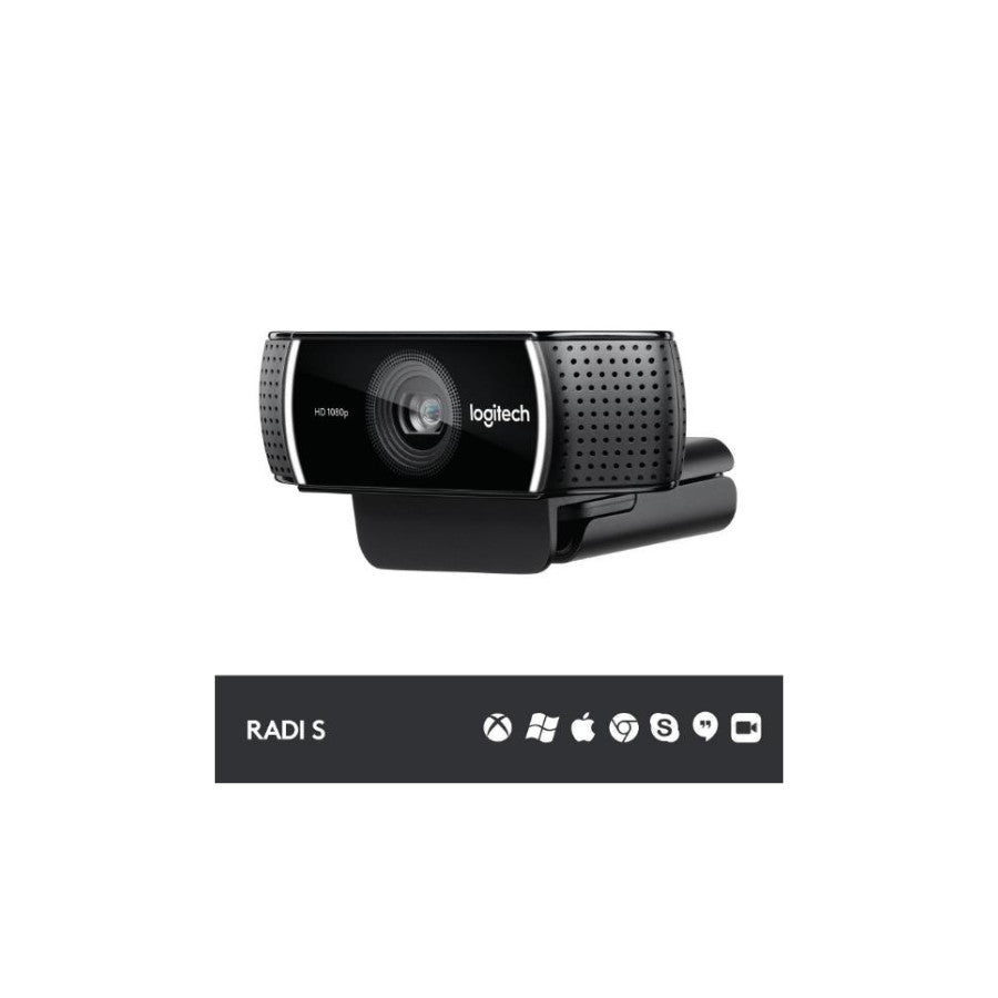 LOGITECH C922 Pro Stream Webcam Tripod Web Kamera FHD
