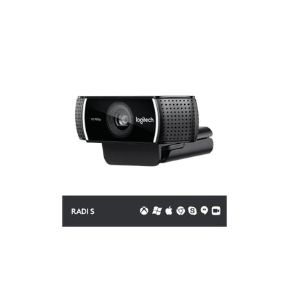 LOGITECH C922 Pro Stream Webcam Tripod Web Kamera FHD