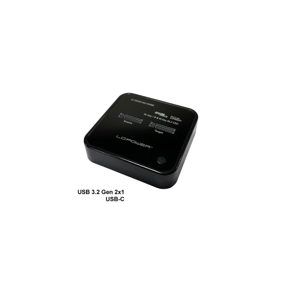 LC-Power Docking station NVME M.2 SSD USB Transfer do 10 Gb/s