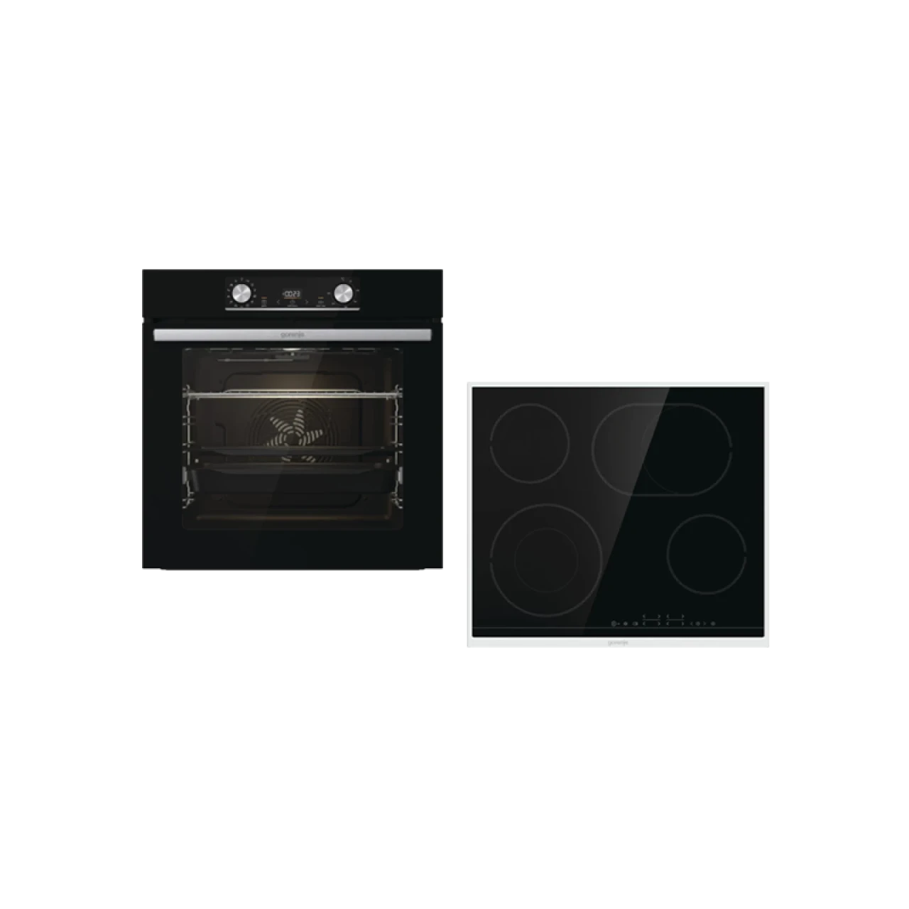 Gorenje ugradbeni set BLACK STEAM BOSX6737E06BG + ECT43X
