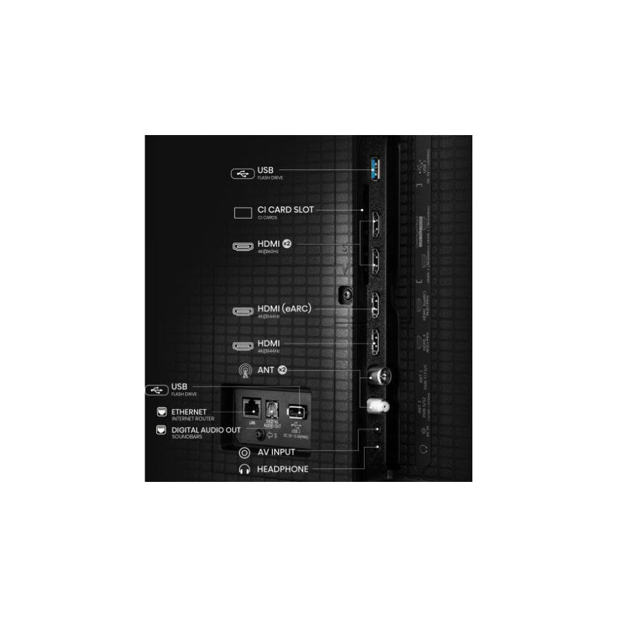 Hisense Smart Mini LED televizor 144Hz 55E8Q 55" 4K UHD 5 GOD GAR