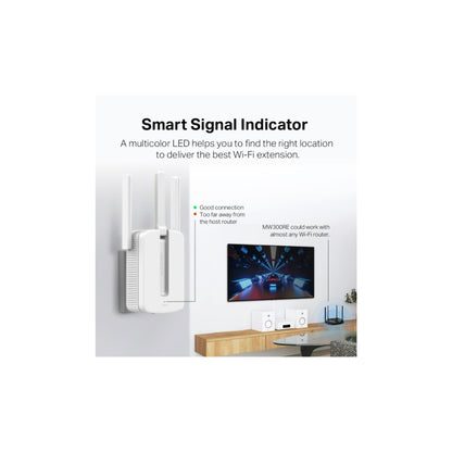 MERCUSYS MW300RE 300MBs Wireless Extender