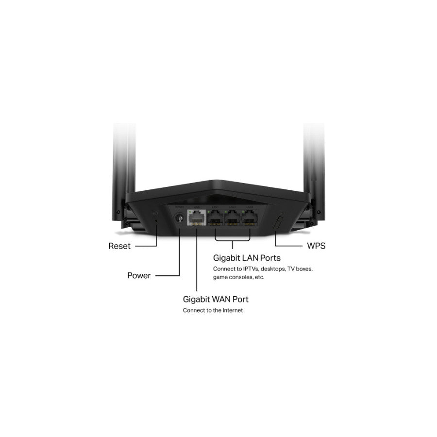 MERCUSYS Ruter Router MR60X AX1500 Wireless Dual Band