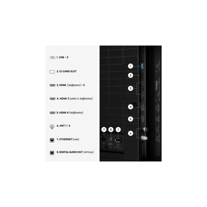 Hisense Smart Mini LED ULED televizor 165Hz 55U7SE 55" 4K UHD
