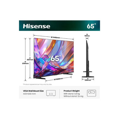 Hisense Smart QLED televizor 65E7S 65" 4K UHD Vidaa TV 5GOD Gar.