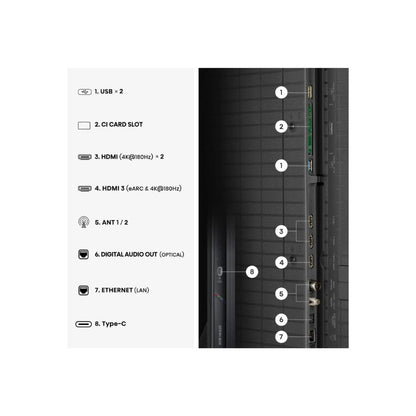 Hisense Smart RGB Mini LED televizor 144Hz 85UR9S 85" 4K UHD