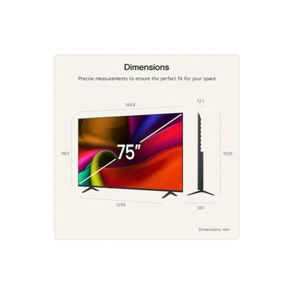 LG Televizor 75" 75NU8E0B3LA LED 4K UHD SMART TV