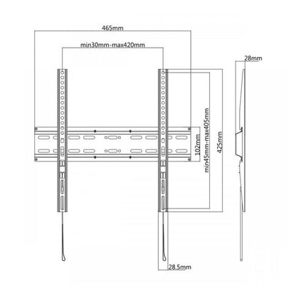 Nosač/Stalak za TV SBOX PLB-2544F 32” - 55”